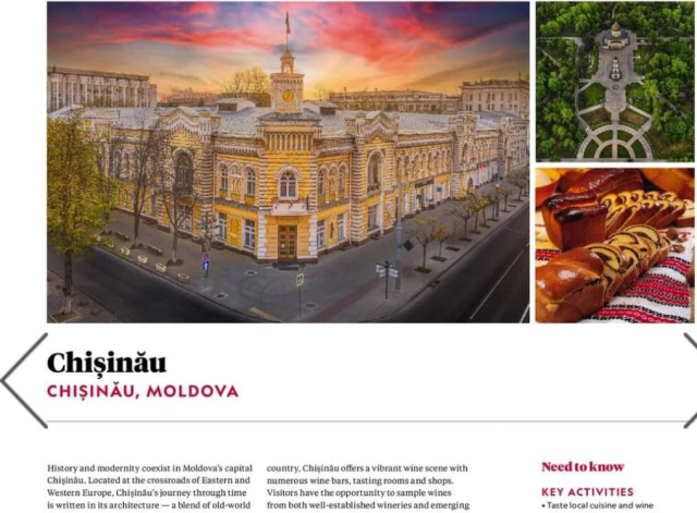 Chisinau Municipality featured in the pages of the publication "National Geographic."